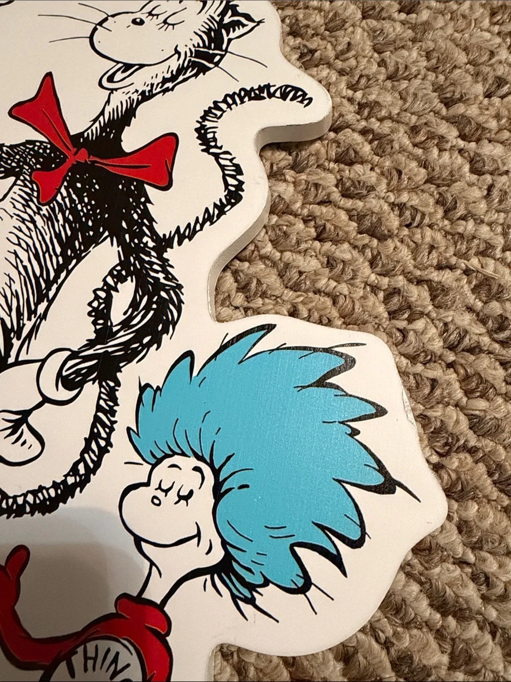 Dr. Seuss Cat in the Hat Plaque/Wall decor